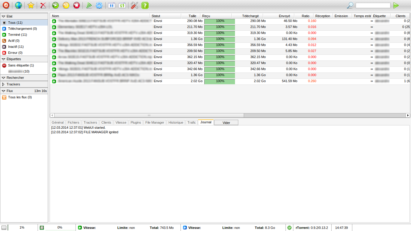 Rtorrent rutorrent nginx